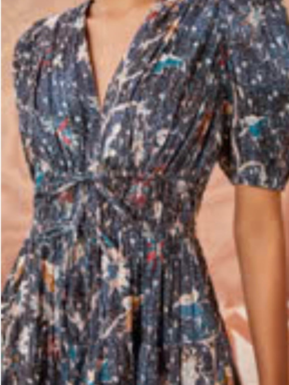 Ulla Johnson Thelma printed cotton blend midi dress. Small.
